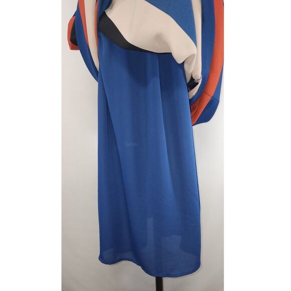 Allison Joy Evereve Retro Striped Midi Dress Size S - Picture 7 of 9